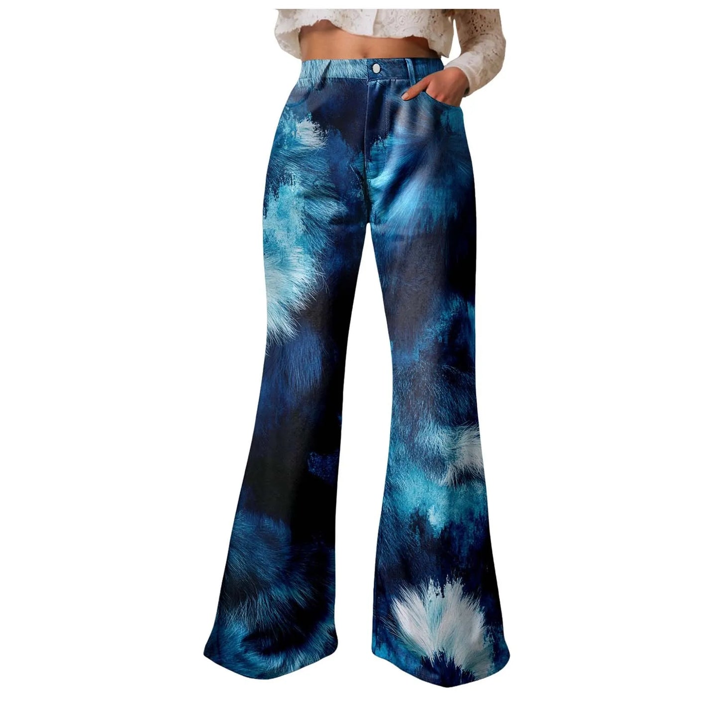 Baggy High Waist Wide Leg Jeans For Women Washed Denim