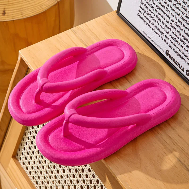 Soft Sole EVA Womens Flip Flops Non Slip Cloud Slippers