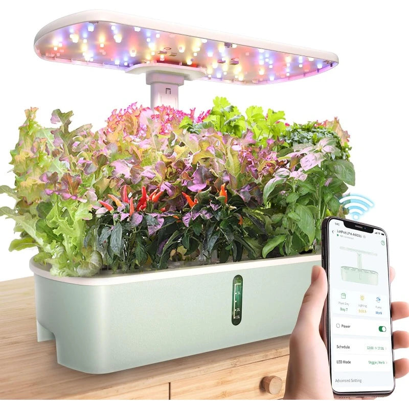 Hydroponics Growing System Kit Smart Indoor Garden With WiFi