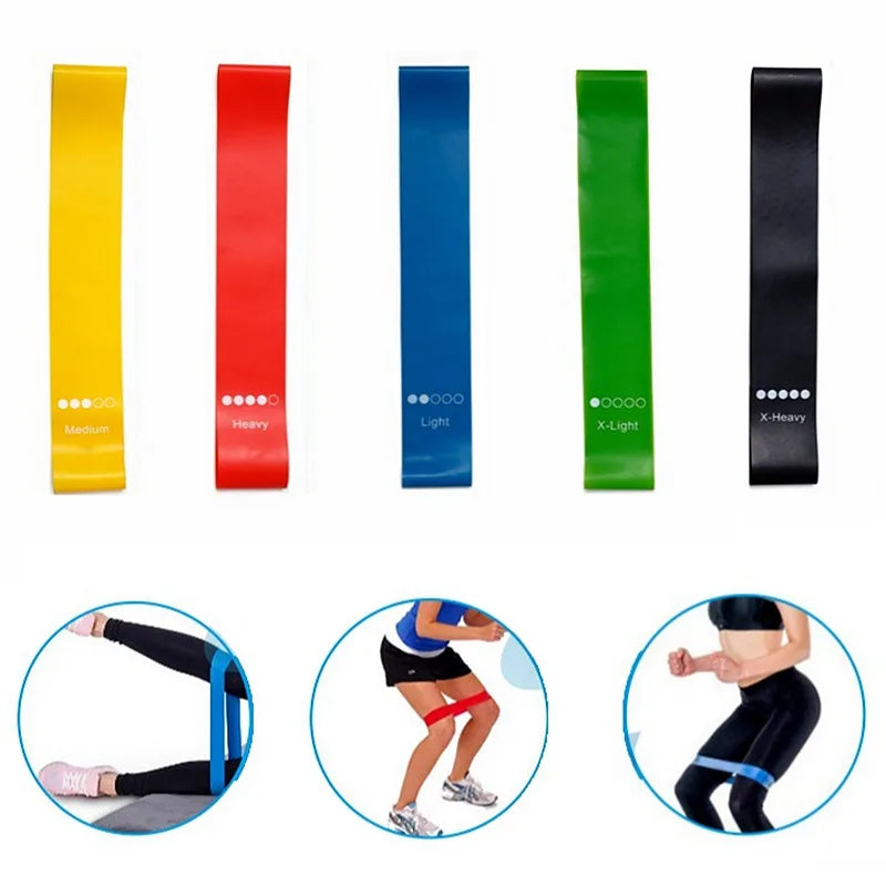 TPE Resistance Bands Set For Strength Training And Yoga Exercise