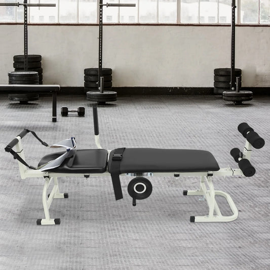 Back Stretch Bench Multifunctional Neck Stretcher Lumbar Traction Bed