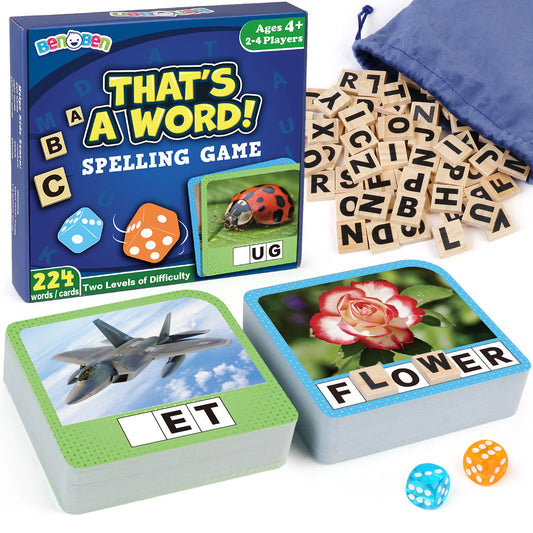 Spelling Games With 224 Flash Cards For Kids