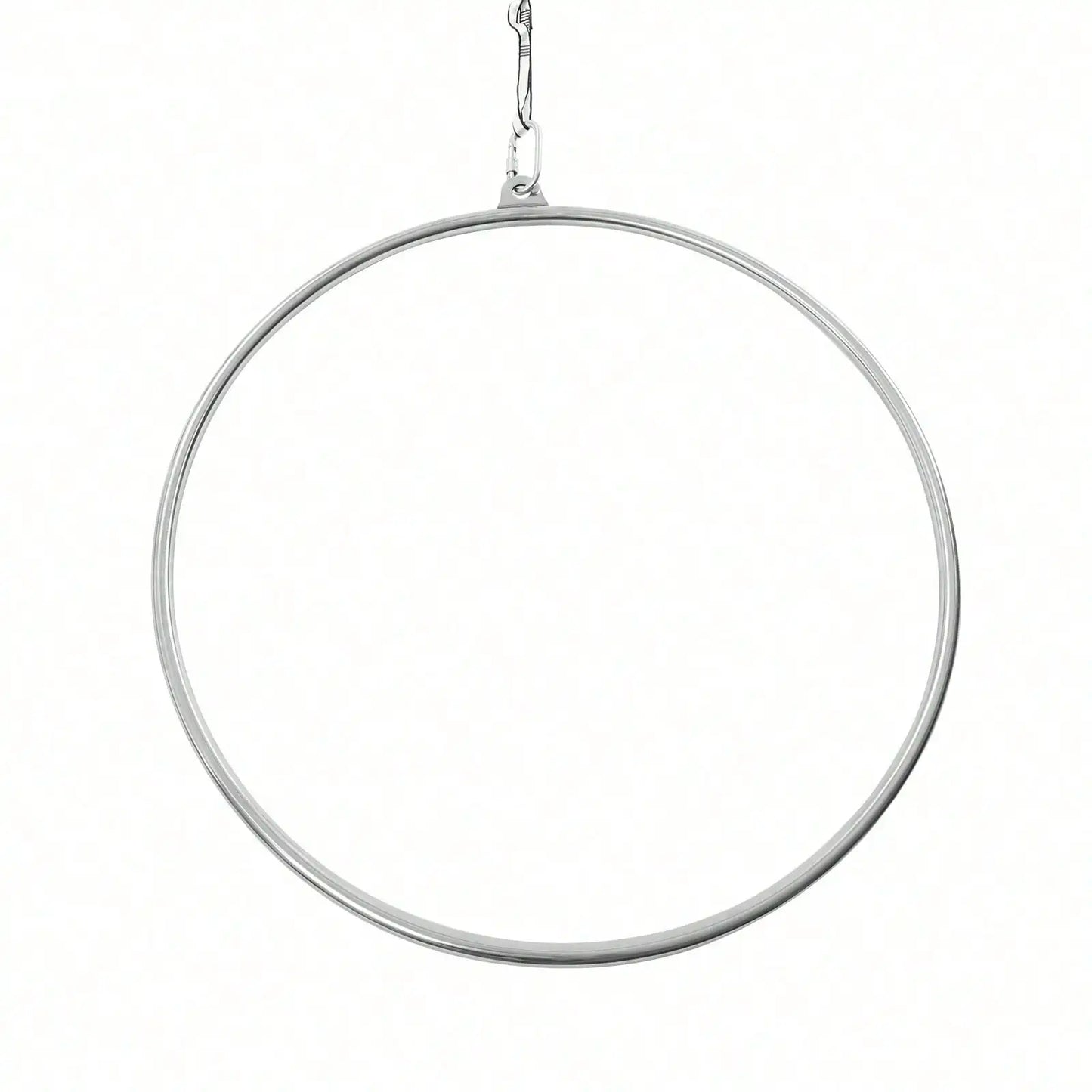 Aerial Lyra Hoop Gymnastic Ring Stainless Steel 350Kg Weight Capacity