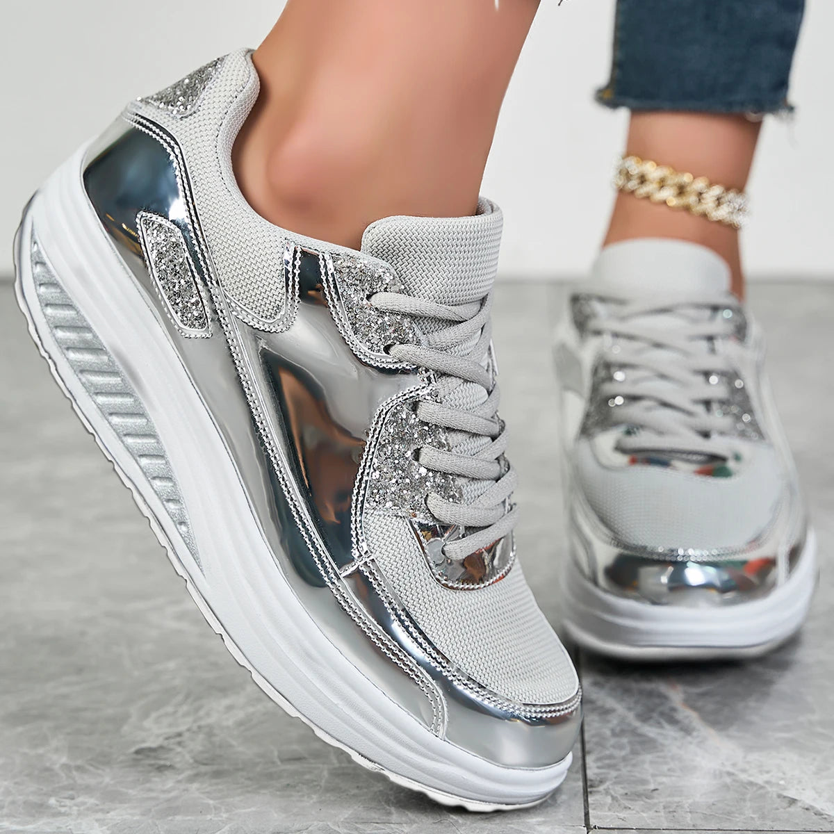 Women Orthopedic Sneakers Walking Shoes Lightweight Casual Running Shoes