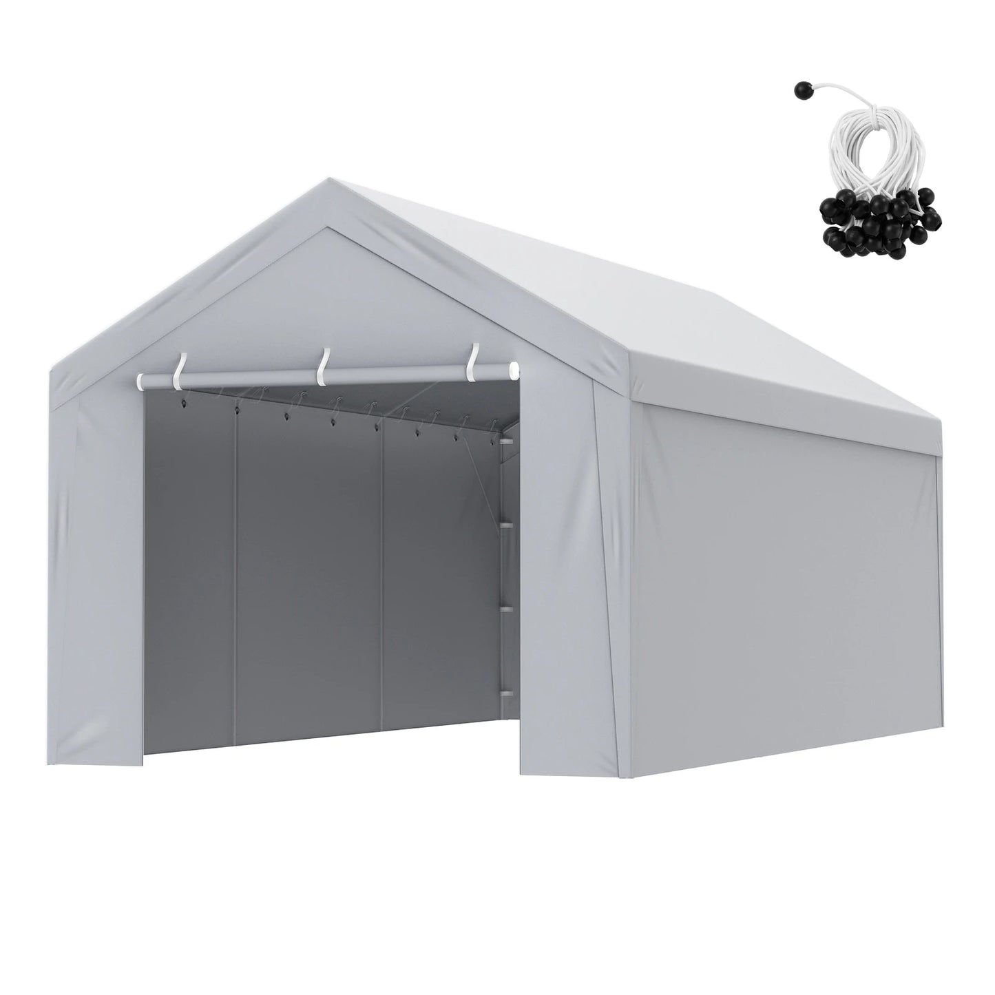 SucceBuy Carport Replacement Canopy Cover Heavy Duty Waterproof UV Protected