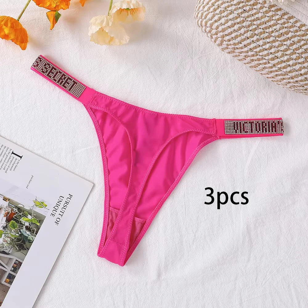 Victoria's Secret Lace Thong Panties for Women Breathable Seamless