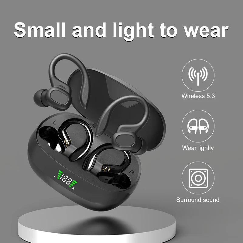 SHUKE Bluetooth Earbuds Wireless Earphones Sport EarHook Headset 9D