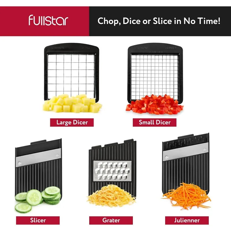 All In One Vegetable Chopper Mandoline Slicer Cheese Grater