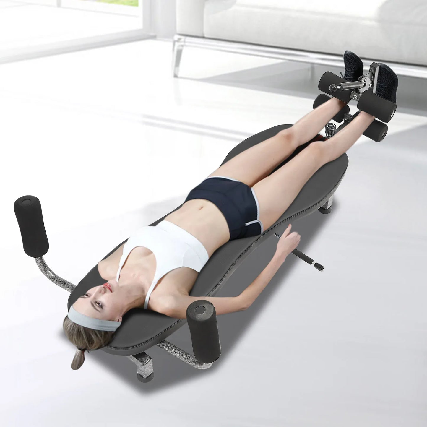 Back Stretch Decompression Bench Inversion Table For Home Workout