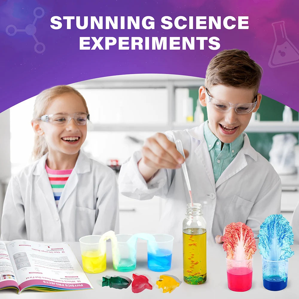Science Kit for Kids 105 Experiments STEM Educational Toy Gift