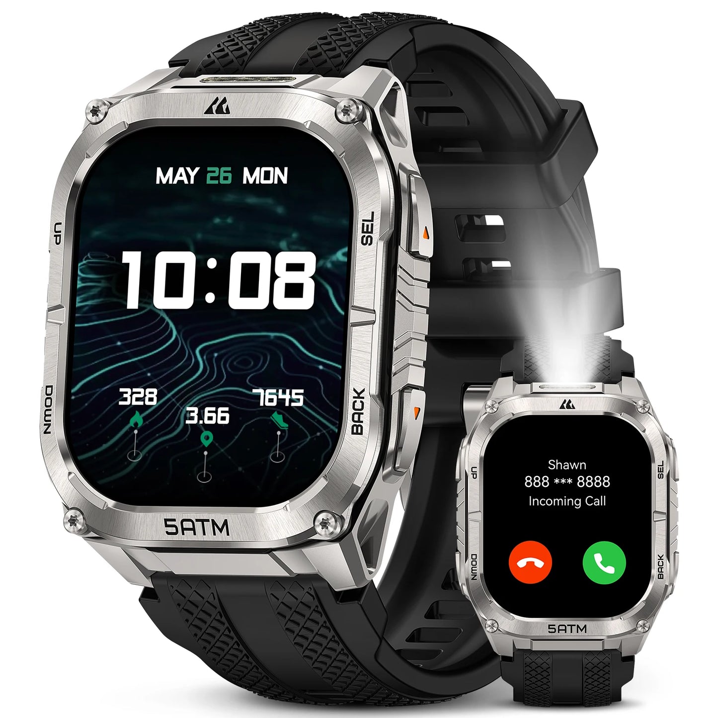 KOSPET Tank M4C GPS Smartwatch for Men with Health Tracking