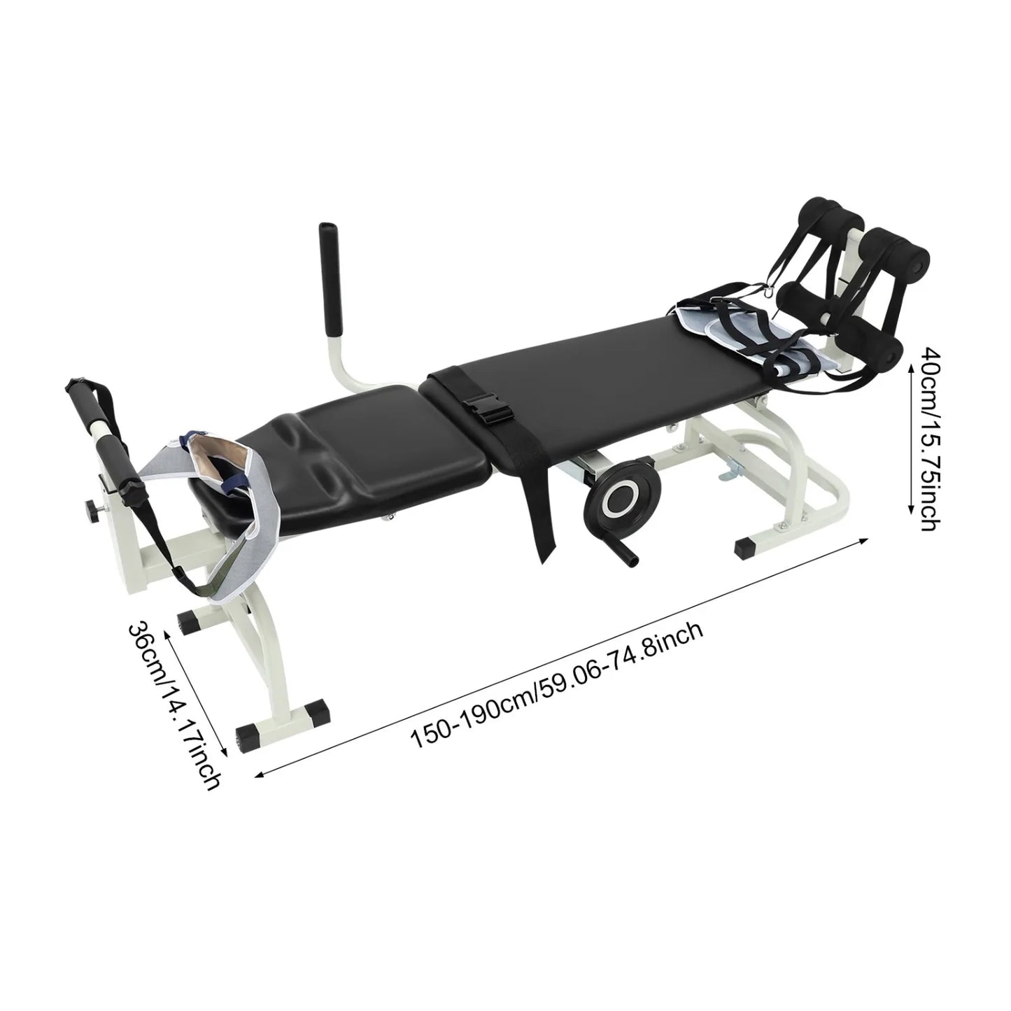 Back Stretch Bench Multifunctional Neck Stretcher Lumbar Traction Bed