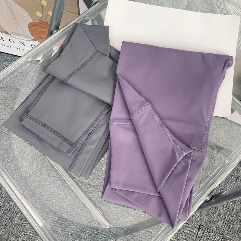 ZHUMU GYM Womens High Waist Yoga Leggings Breathable Quick Drying