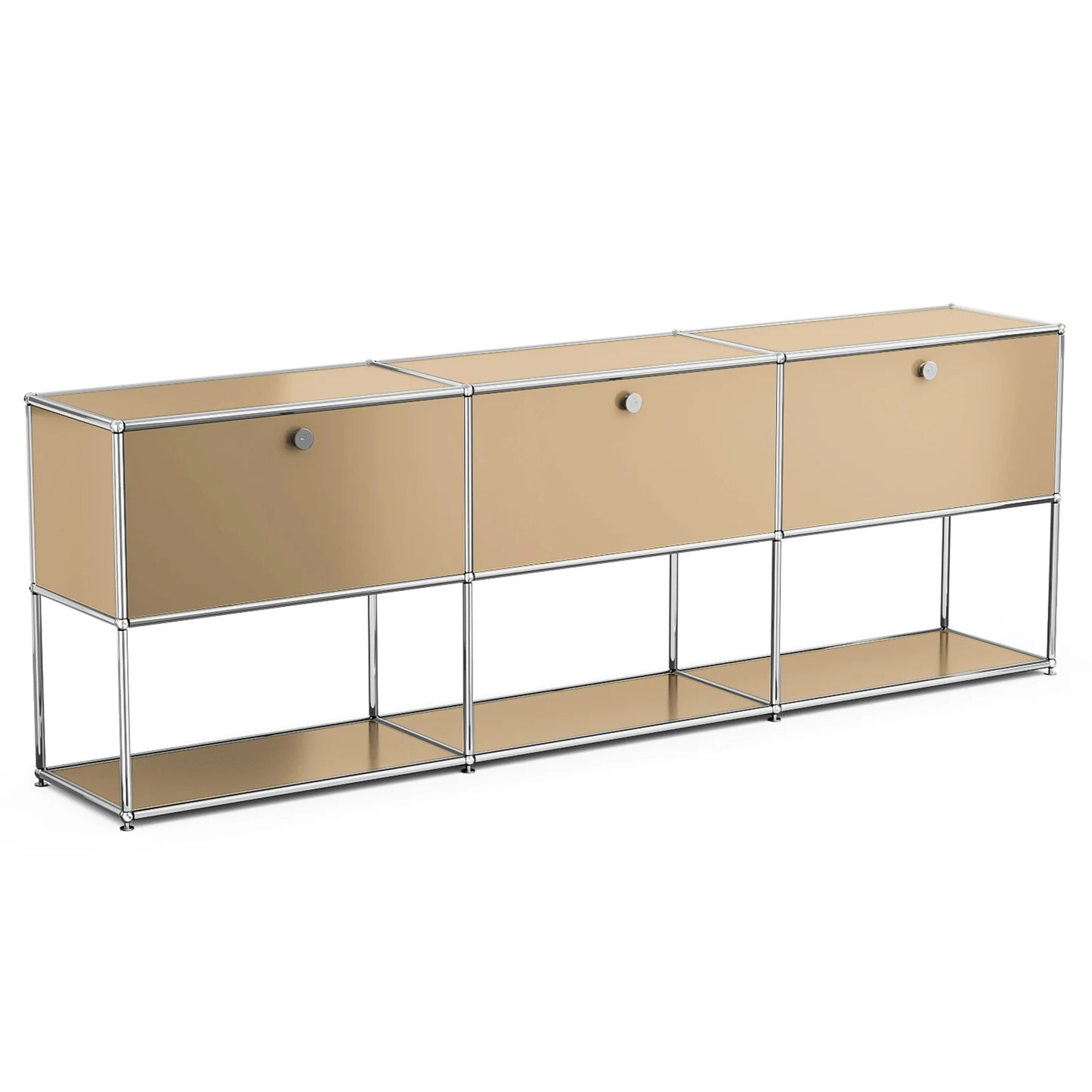 Furgle Modern Modular Metal Storage Cabinet Sideboard