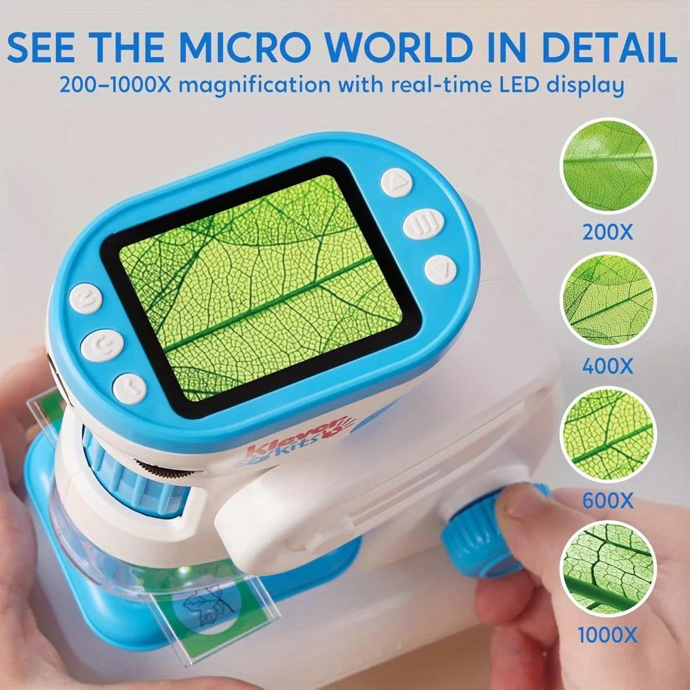 Joyfy 2in1 Handheld 1000X HD Microscope With LED Screen