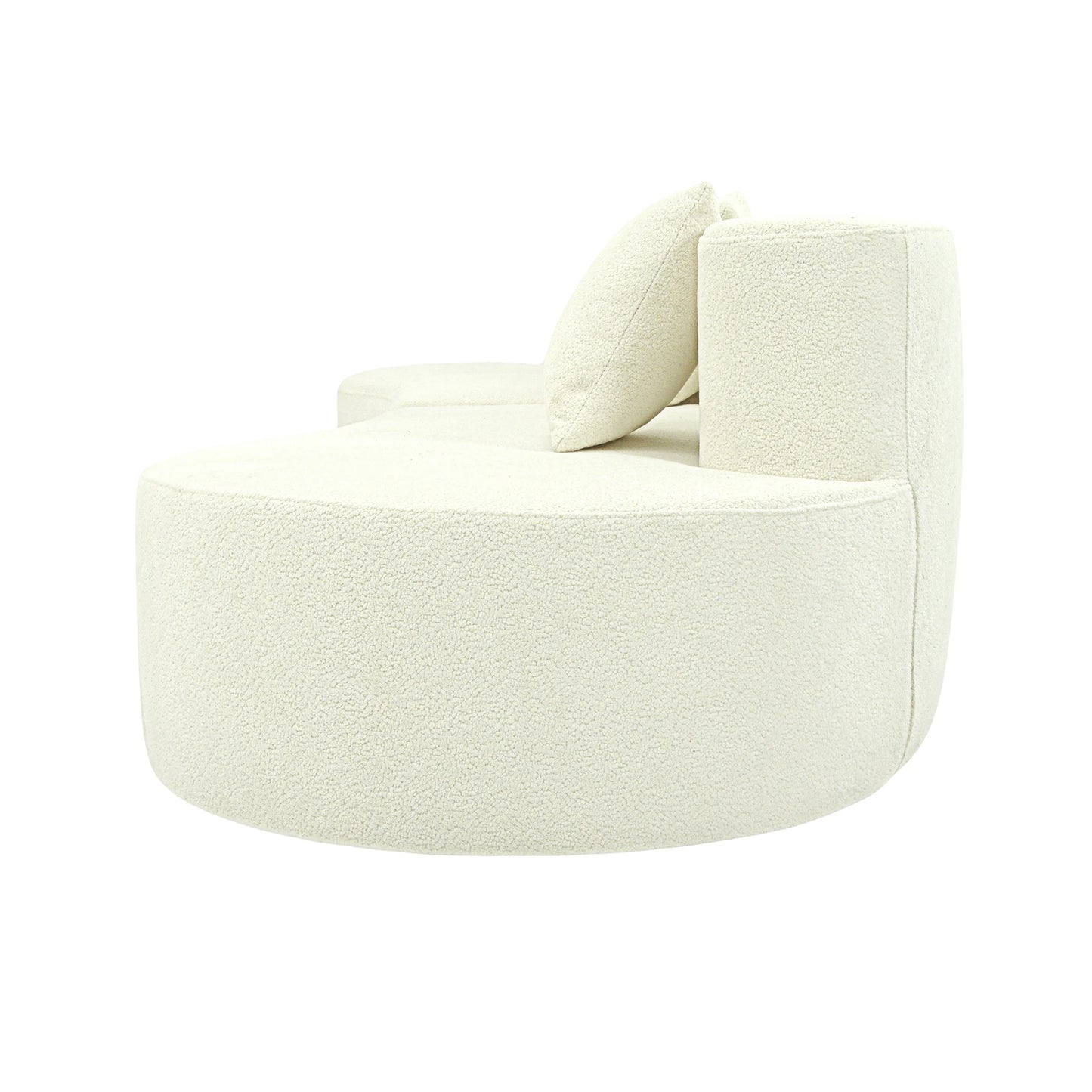 US Modern Curved Modular Sofa Half Moon Living Room