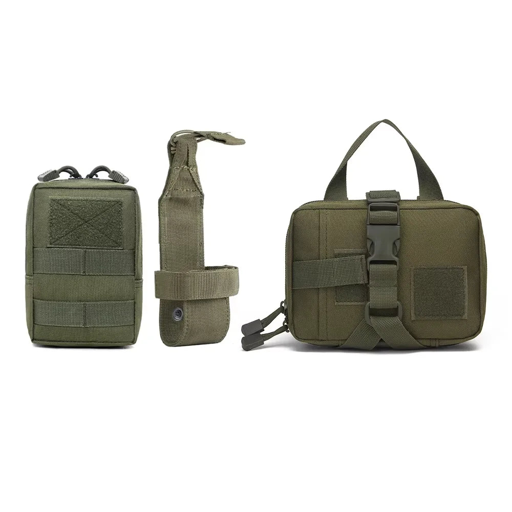 Dog Tactical Bags Molle Pouches Harness Attachments For Large Dogs