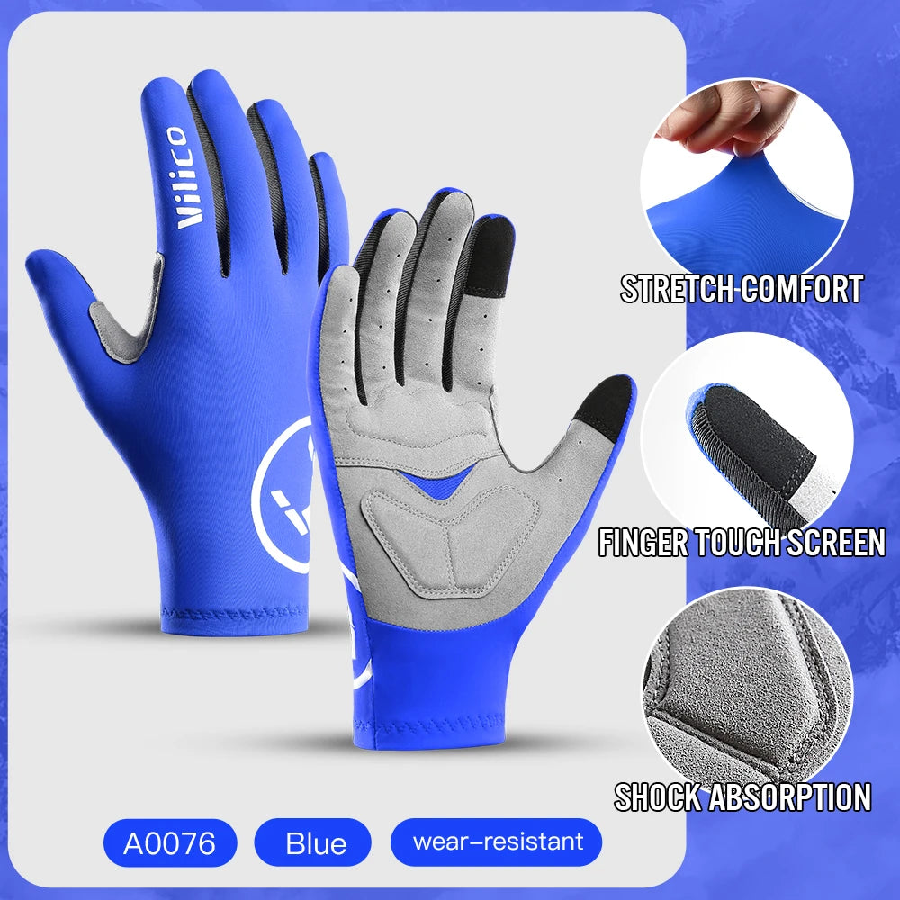 Vilico Professional Outdoor Cycling Gloves With Touch Screen Shock Absorption