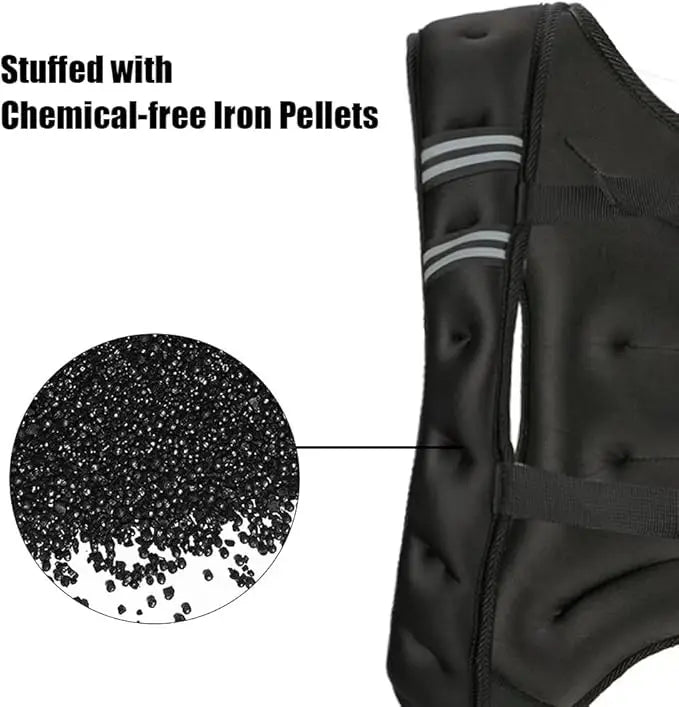 Weighted Vest With Included Weights For Training And Cardio