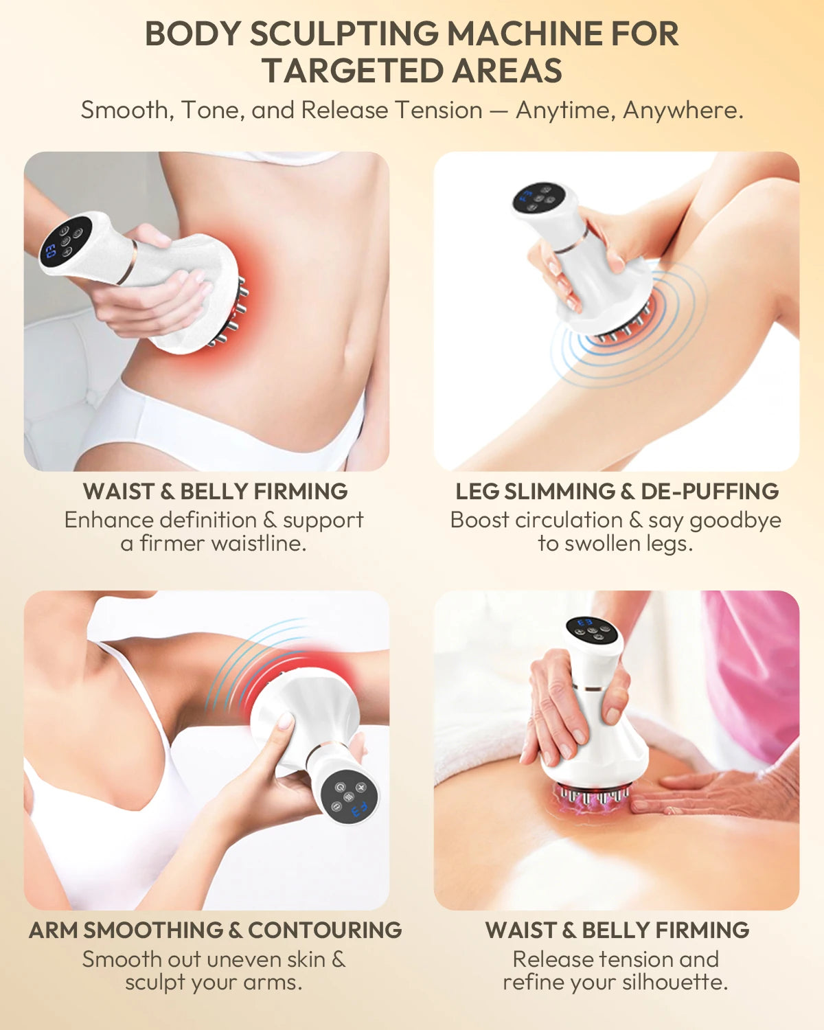 Lymphatic Drainage Massager Anti Cellulite Tool Body Sculpting Machine
