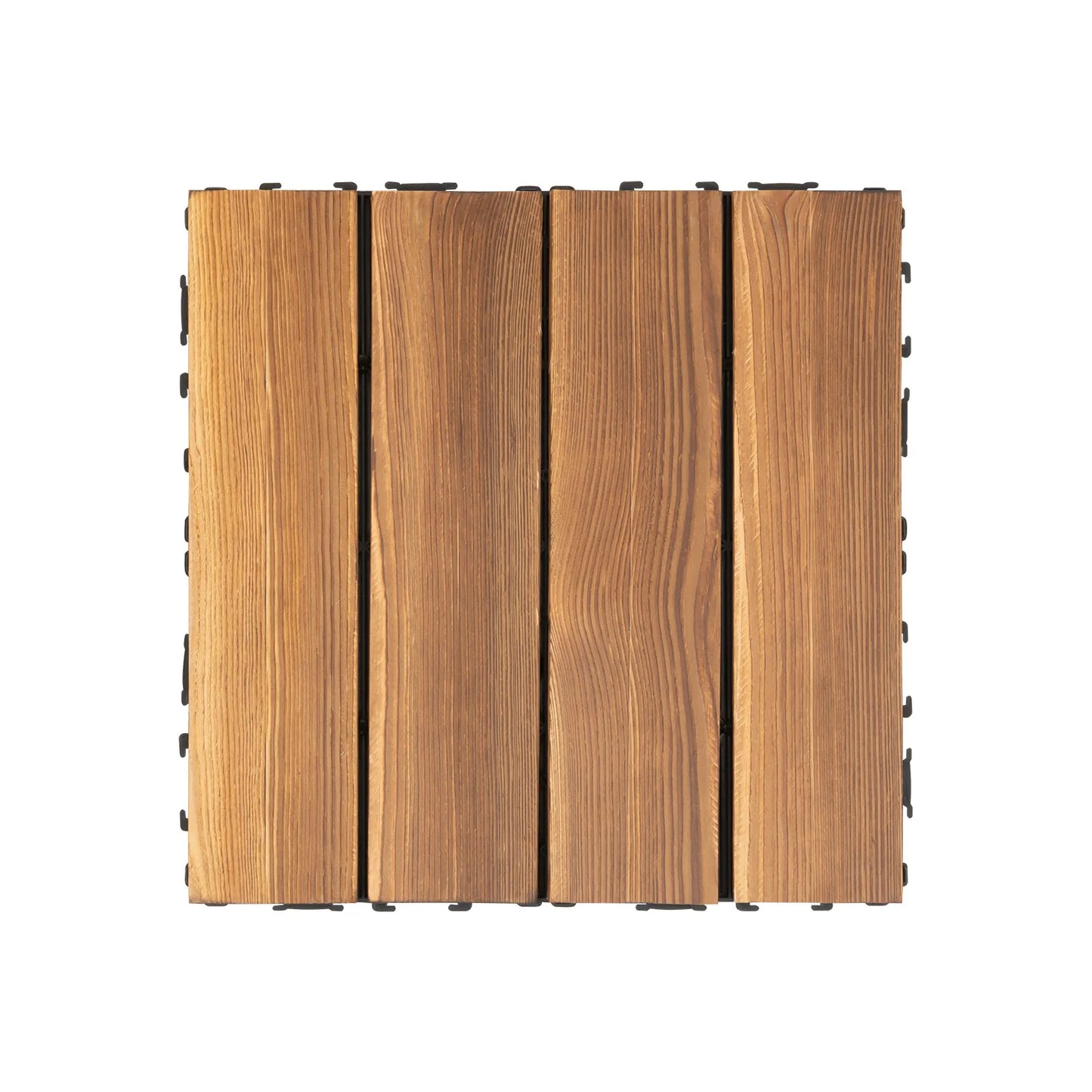 Wood Plastic Composite Patio Deck Tiles Interlocking Outdoor Waterproof