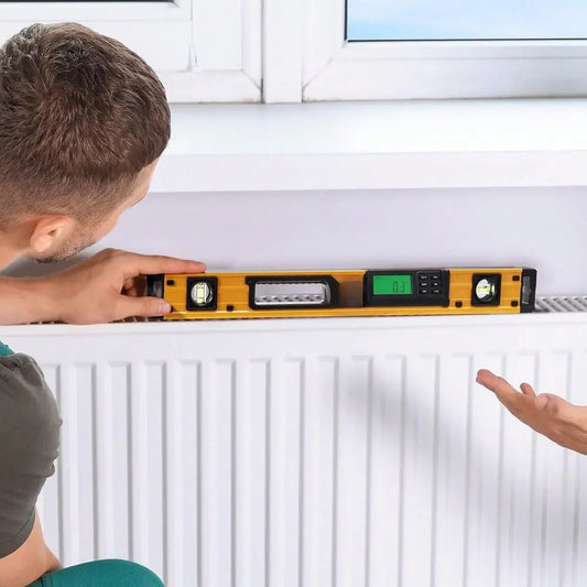 Torpedo Level With LED Backlit Screen 0-360 Degree Scale